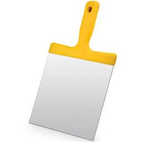 Resim Yeni Çarşı Avm Macun Küreği Plastik Saplı 20 Cm Yay Çeliği Paslanmaz 