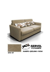 Resim Servol Şezlonlu Yataklı Kanepe - Zeta 137 