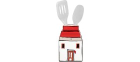 Resim Egan Italy Le Casette Le Casette Kaşıklık Kırmızı 11X17 cm 