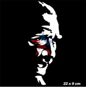 Resim Lexi Bella Mustafa Kemal Atatürk Silüet Sticker 22 Cm Beyaz Atatürk Silüet Sticker 