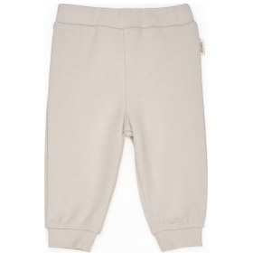 Resim Bebek 2li Pantalon %100 Organik Pamuk , Bebek - Yenidoğan- Csy8180 Krem 