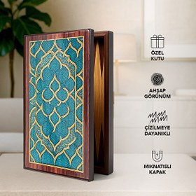Resim Biggdesign Oriental Tavla Mıknatıslı MDF Kasa Çizilmez Zemin 2 Kat Vernik Cilalı 