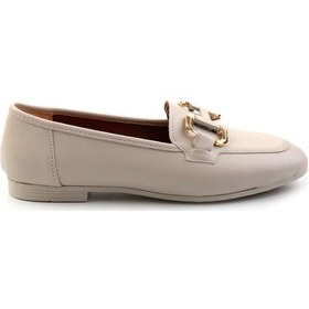 Resim Bambi Bej Kadın Loafer Ayakkabı K01140003809 Bej 