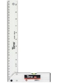 Resim Alüminyum Gönye Su Terazili 250 Mm / 25 Cm 