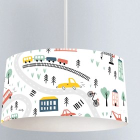 Resim instababyrooms Çocuk Odası Dijital Baskılı Dekoratif Sarkıt Avize Model 293 