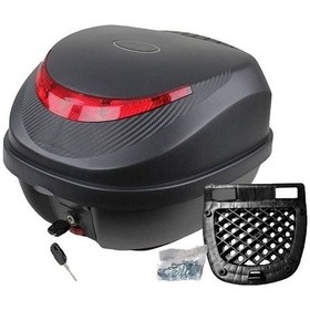 Resim Rexx Motosiklet Arka Çanta 32lt Siyah Topcase Arasmoto 