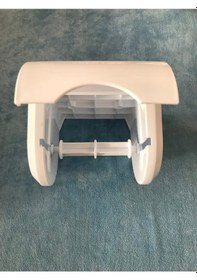 Resim Lüxwares Wc Kağıtlık Kapaklı Plastik Wc Kağıtlığı 