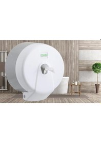 Resim Vialli K3 Mini Cimri İçten Çekmeli Tuvalet Kağıdı Dispenser Beyaz 