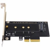 Resim M.2 Nvme M Anahtar Adaptör Kurulu Pcı-Ex4 3.0 Genişletme Kartı 