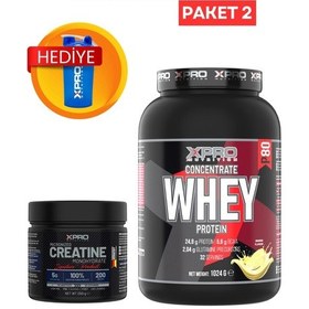 Resim Xpro Nutrition Whey 1024 Gr Muz + 250 Gr Creatine Paketi 