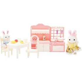 Resim Bay Dreamy Mini Tavşan-Çift Katlı Mutfak Oyun Seti 
