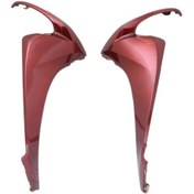 Resim Honda Dio 110 Ön Dizlik Takımı Sağ + Sol Kırmızı 