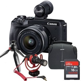 Resim Canon EOS M6 Mark II 15-45mm Vlogger Kit 