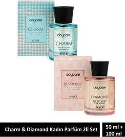 Resim Daycare Charm & Diamond 2'li set Kadın Edp Parfüm 50ml + 100ml 