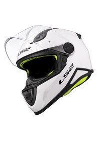 Resim Ls2 Kıd Çocuk Fullface Motosiklet Kaskı Beyaz 
