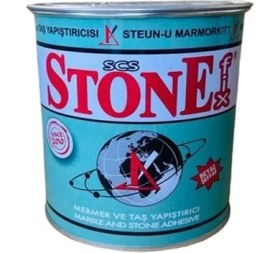 Resim Stone Fix Granit Mermer ve Taş Yapıştırıcısı 800 Gram - Şeffaf Beyaz 