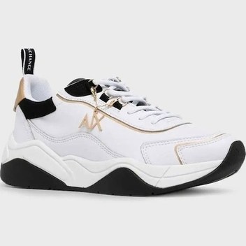 Armani Exchange Bayan Ayakkabı Xdx176 Xv917 K488 Beyaz-siyah Beyaz-siyah Beyaz - Siyah