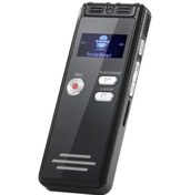 Resim Willowhaven 8gb Mini Ses Kayıt Cihazı Ses Aktivasyonlu Mp3 Usb Desteği Şarj Edilebilir Siyah 