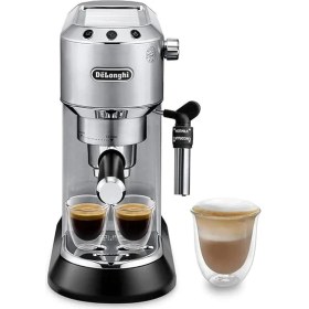 Resim AyrStore De'longhi Dedica Manuel Espresso Makinesi, 15 cm Genişlik, 1 L Kapasite, 1350W, 15 Bar Basınç 