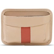 Resim Cbtx Depolama Asma Çantalar İçin Çok Fonksiyonlu Arabaya Monte Yapışkanlı Örgü Çanta Bej 