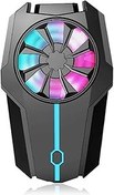 Resim VBESTLIFE Şarj Edilebilir Pilli Telefon Soğutucusu, Android Akıllı Telefonlara Uygun Oyunlar Için Telefon Soğutma Fanı, RGB Işıklı Cep Telefonu Radyatörü 