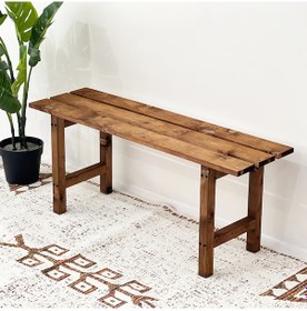 Resim Weblonya Ahşap Bank Bench Mutfak Sandalyesi 51992 