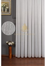 Resim Balık Sırtı Armür Düz Tül Perde 