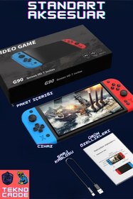 Resim beboncool G90 7inç IPS Ekran 14000+ Oyunlu Retro Arcade Oyun Konsolu Atari 
