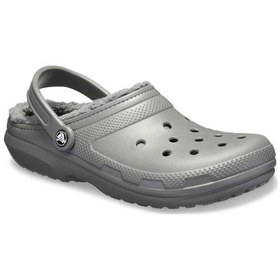 Resim Crocs Classic Lined Clog Erkek Terlik - Gri Gri 
