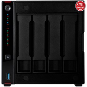 Resim ASUSTOR AS5304T INTEL J4105 4 BAY NAS(4X18TB SUPPORT) 4GB DDR4(8GB SUPPORT) 2.5 GBE X 2 USB 3.2 X 3 VERİ DEPOLAMA CİHAZI 