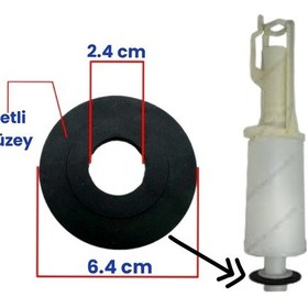 Resim Gömme Rezervuar İç Takım Boşaltma Grubu Contası Çok Renkli 