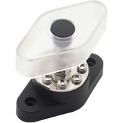 Resim 180a 48v Dc M10 3/8" Nikel Bakır Tabanlı 8+1 Tırnaklı Kablolu Bağlayıcı, Siyah Şeffaf Kapaklı Otomobil/gemi Uygulamaları 