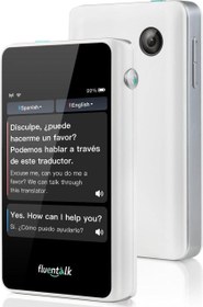 Resim Fluentalk Timekettle T1 Mini Tercüman Cihazı WiFi Gerektirmez - Beyaz 