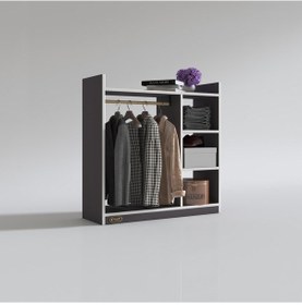 Resim Kenzlife giysi dolabı turabi 090*090*30 gri 