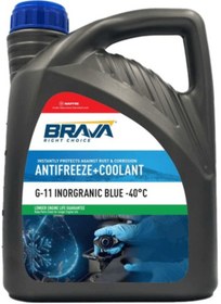 Resim Brava İNORGANİK 3 LT G-11 ANTİFRİZ MAVİ -40°C 