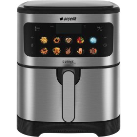 Resim Arçelik 6.8 L Kapasiteli Gurmefry Xl Az Yağlı Fritöz Tekil Ürün Çıkarılabilir Hazne ile Kolay Temizlik 