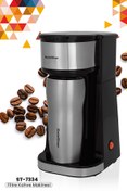 Resim Goldstar Çıkarılabilir Filtreli Çelik Sızdırmaz Termoslu Filtre Kahve Makinesi ST7334 Goldstar