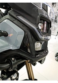 Resim Cf-450/mt İle Uyumlu Yan Depo 6d Karbon Kaydırmaz Tank Pad Karbon - Siyah 