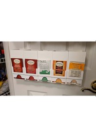 Resim Opencart Çay Poşeti Dispenseri - Duvara Monte - Versiyon 8 Sadece Plastik Aparattır 