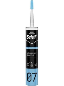 Resim Selsil 07 Akvaryum Silikonu Şeffaf 280 ml 