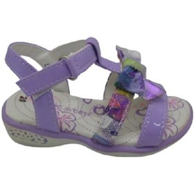 Resim ANGELOKIDS 2227 FİYOKLU İLK ADIM SANDALET 19-23 LILA 