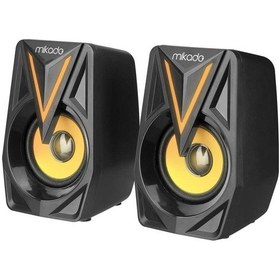 Resim Mikado MD-S23 Glare 3Wx2 Siyah Usb 2.0 Rgb Speaker 