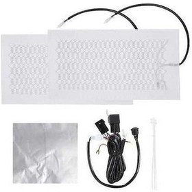 Resim Ulzyvf Yastık Ve Suofeng Sıcaklık Pazly Motosiklet Modlu, Koltuk Karbon Isıtıcı İk İçin Fiber Araçlar 2 12v - Wi 