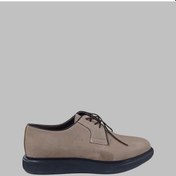 Resim Burç 33275 Erkek Deri Oxford Ayakkabı Vizon Nubuk Vizon 