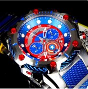 Resim Invicta Marvel Captain America Bolt 51 MM Limited Ed Chronograph Erkek Kol Saati 886678312068 