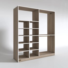 Resim Kenzlife giysi dolabı fikret 180*180*45 crd gardırop 