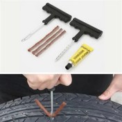 Resim 6 Parça Araba Motosiklet Otomobil Bisiklet Lastik Tamir Kiti Araç Bakım Seti ( Lisinya ) 