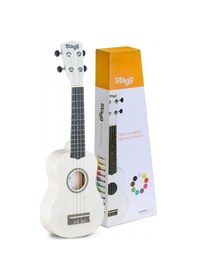 Resim Stagg Us- Beyaz (soprano Ukulele Whıte+bag) 