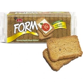 Resim CetKing Form Kızartılmış Kepekli Ekmek Dilimleri 138 G 