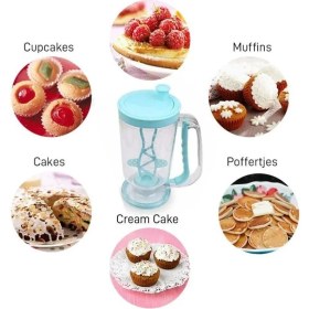 Resim İlk El Grup Ieg™ Pancake Machine Mikser Krep Makinesi Hamur Dağıtıcı Mekanizmalı 